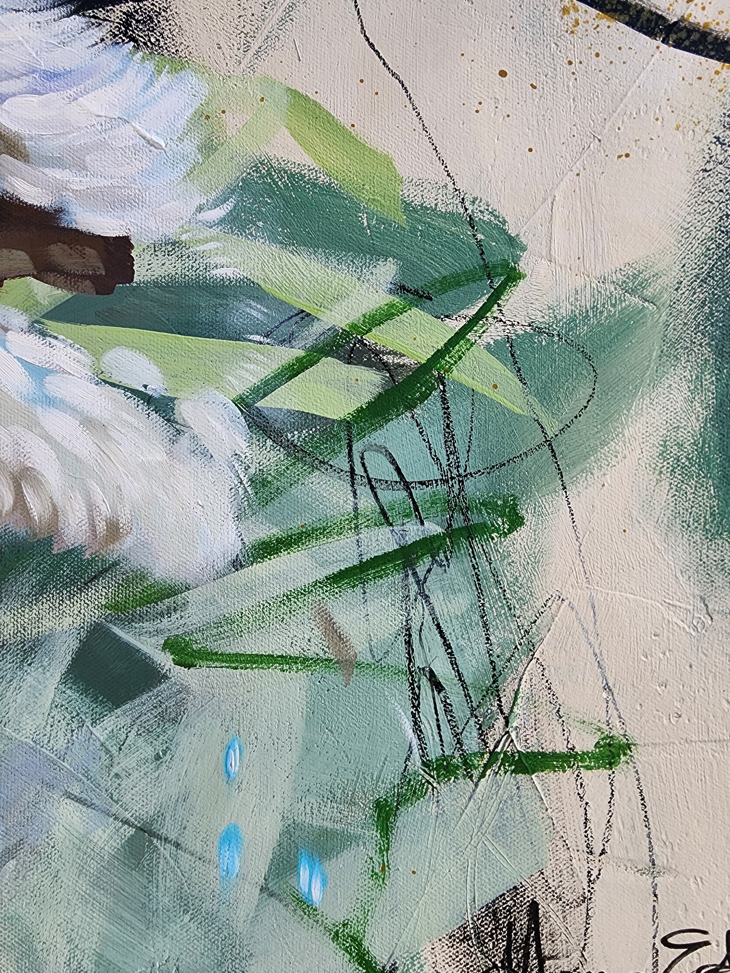 upclose details of abstract