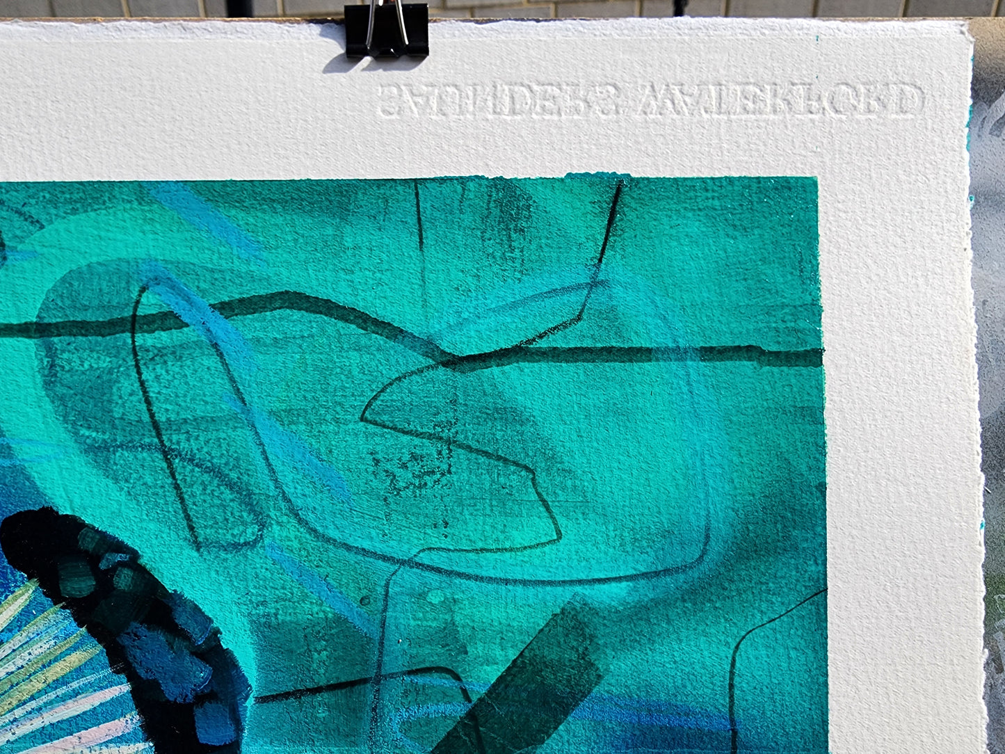 "Reflections" Original Mixed Media Oil Painting
