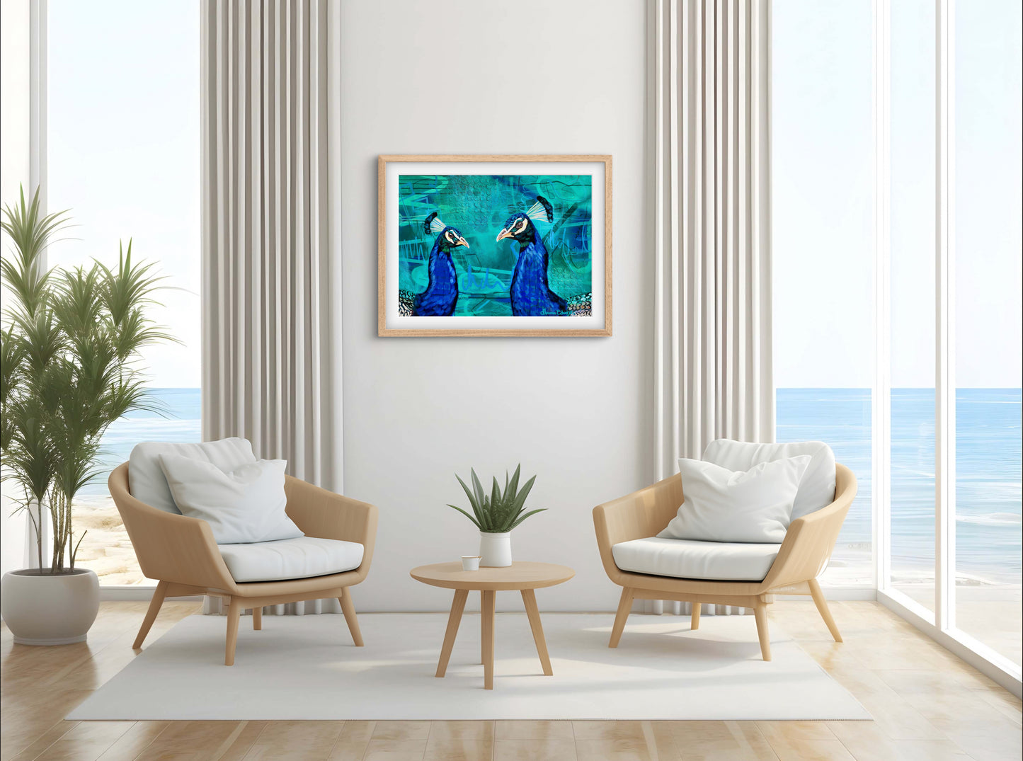 "Reflections" Original Mixed Media Oil Painting