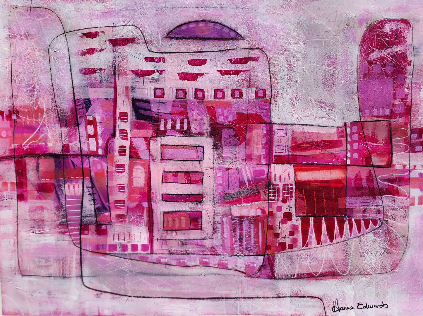 Pink abstract