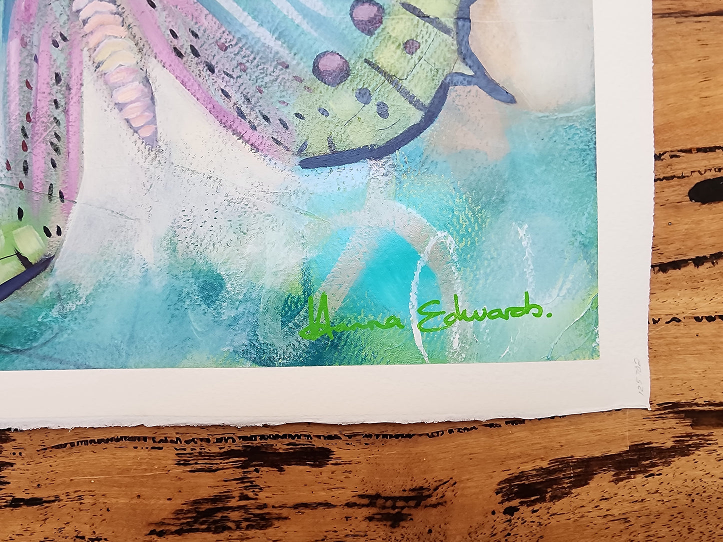 "Fly Free" Original Mixed Media Oil Painting