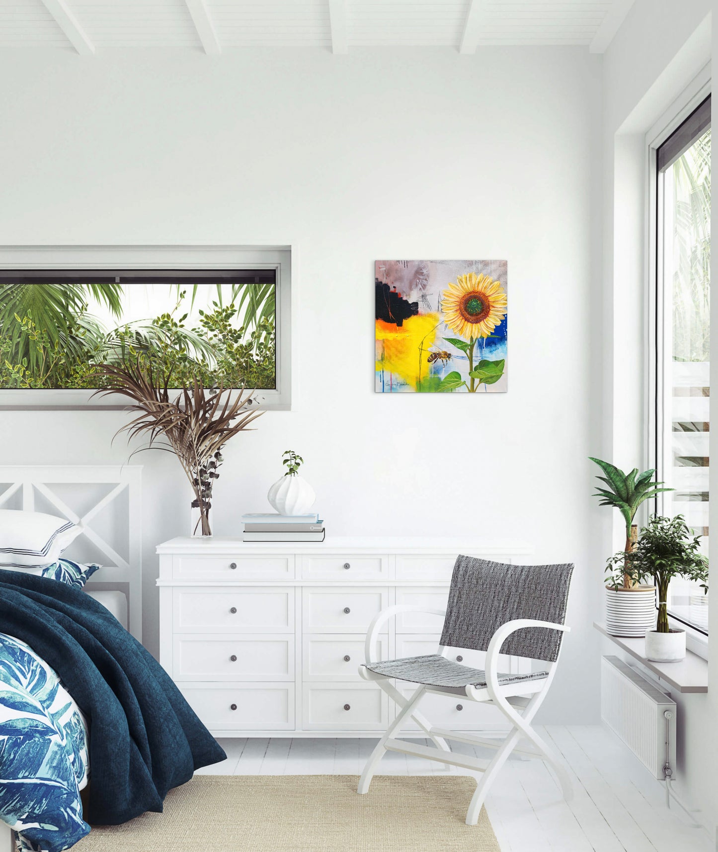 "Happy Days" Original Mixed Media Oil Painting