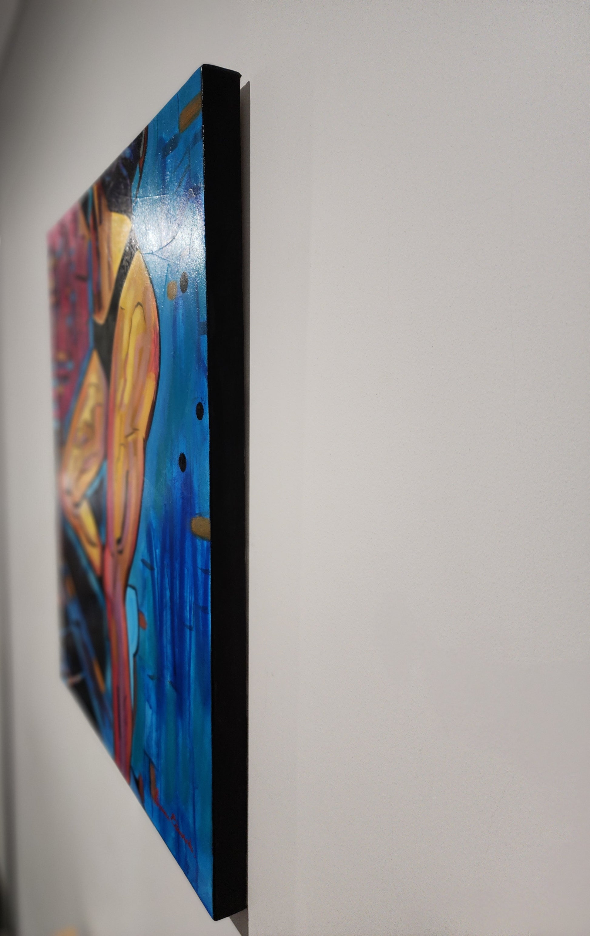 Side of canvas