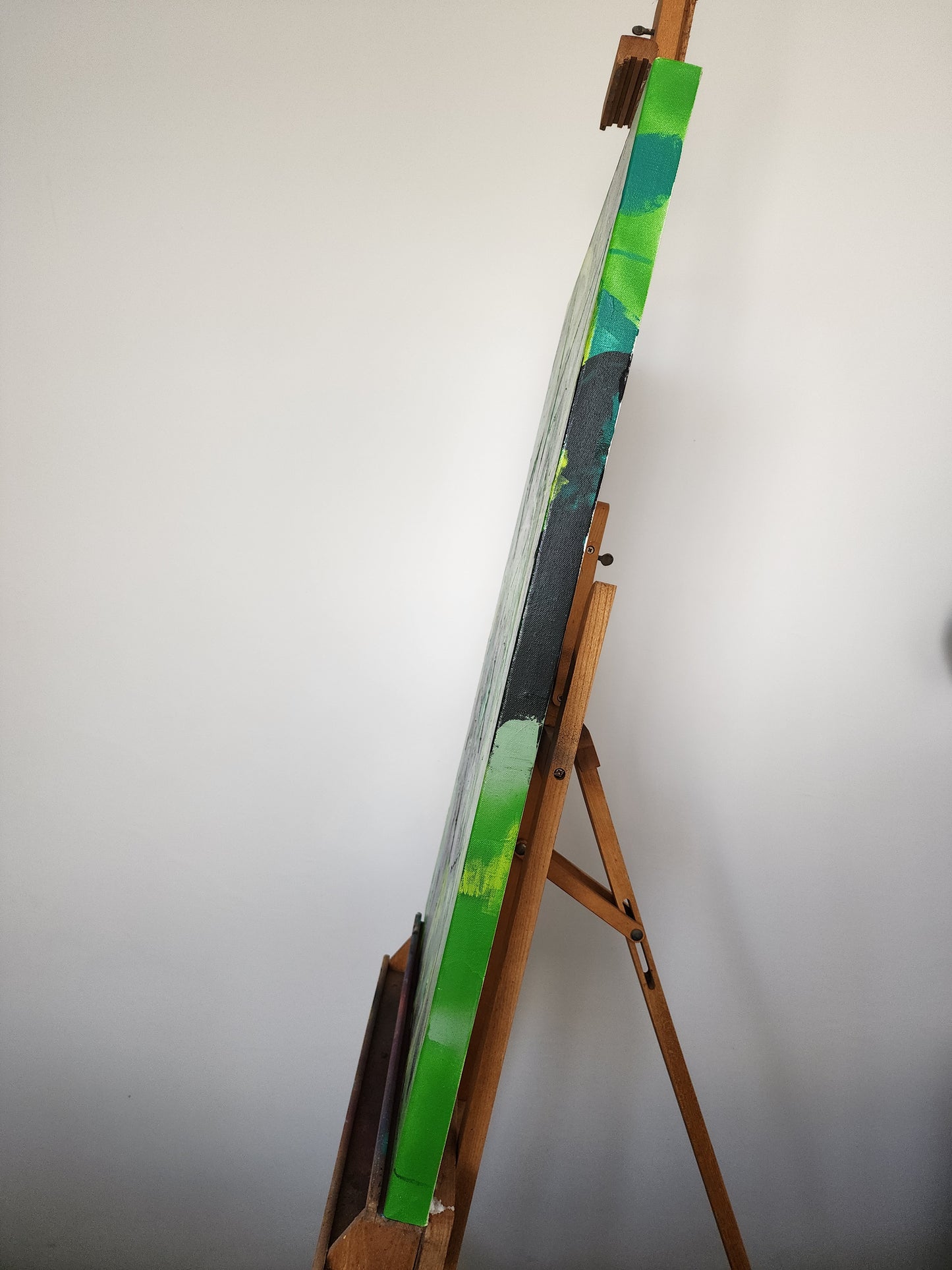 Edge of painting