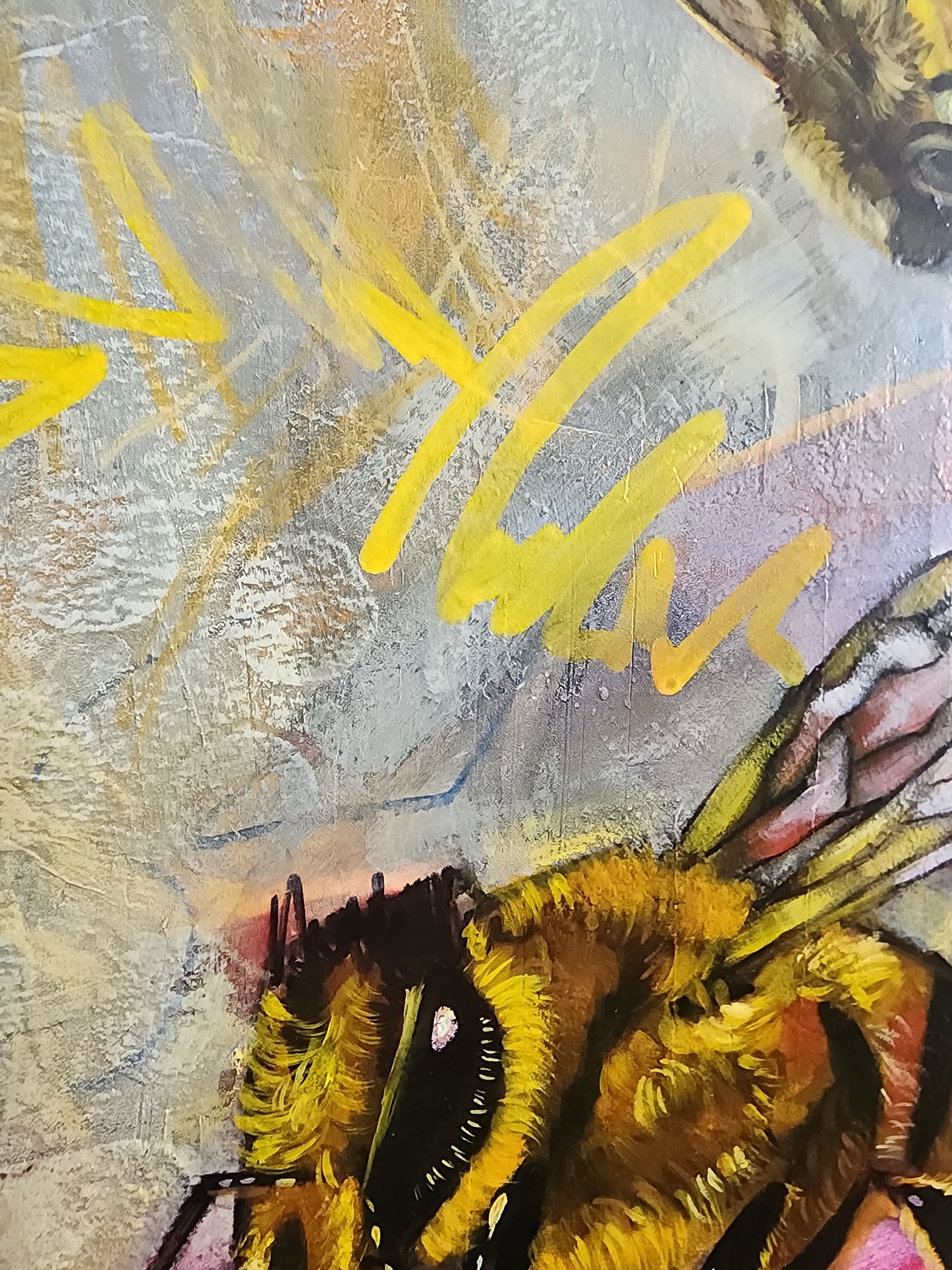 "Busy Bees" Canvas Reproduction Print