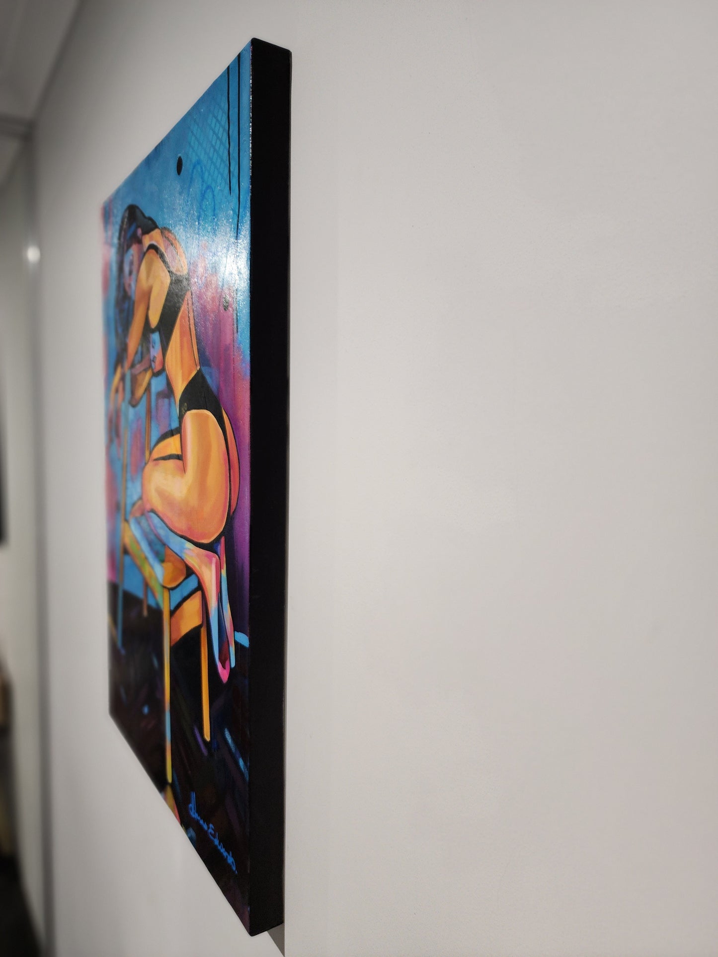 Edges of painting