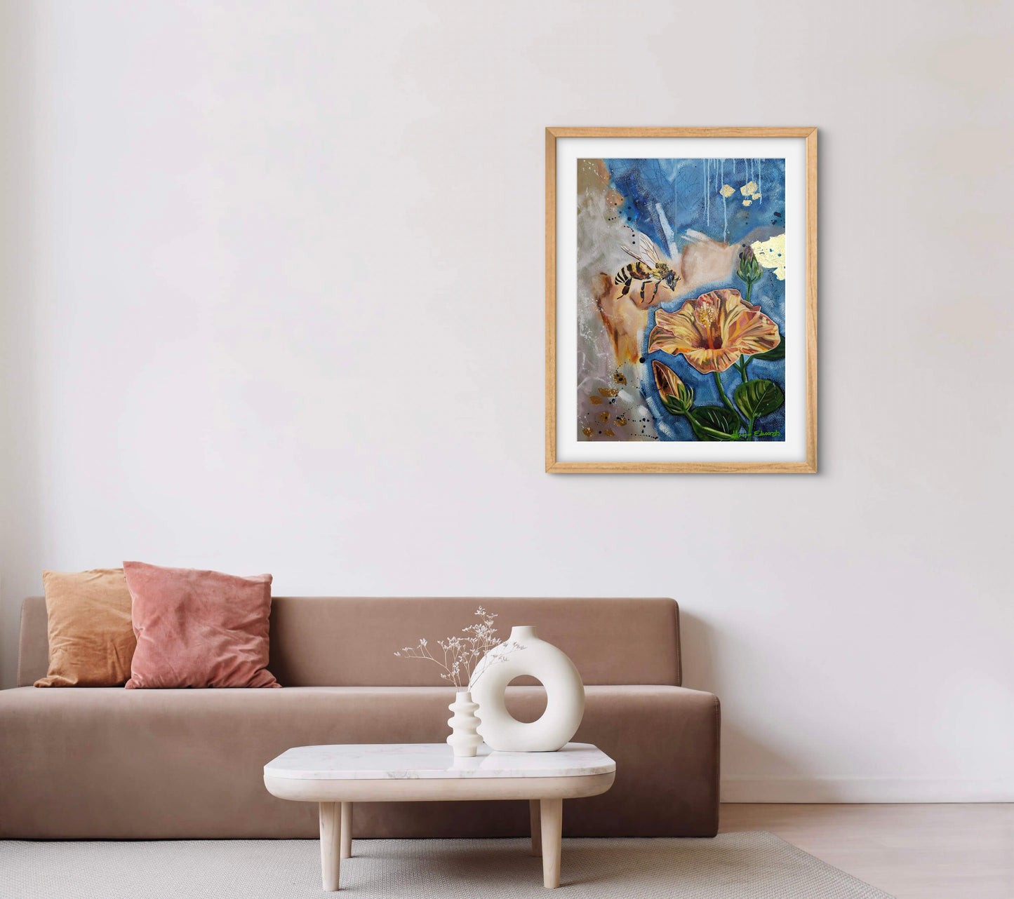 "Transformation" Original Mixed Media Oil Painting