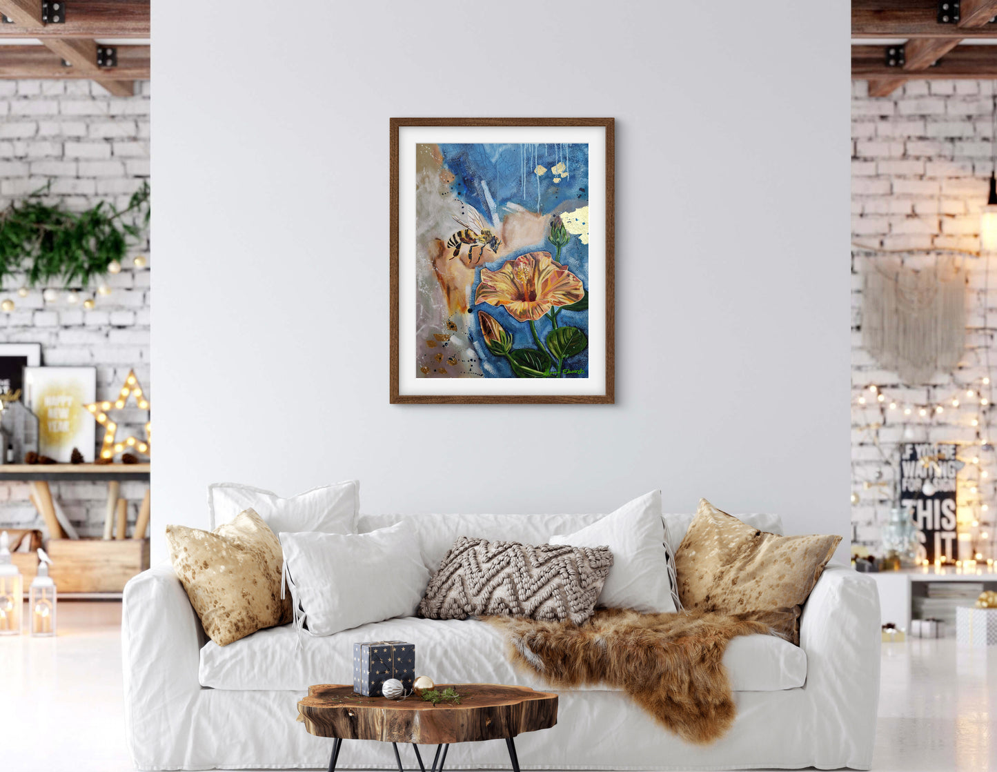 "Transformation" Original Mixed Media Oil Painting