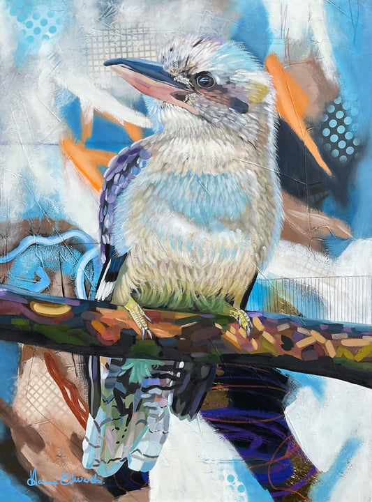 "Sparks Of Joy" Original Mixed Media Oil Painting